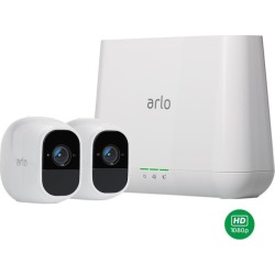 NETGEAR Arlo Pro 2 Security Camera System - 2 Rechargeable Battery Powered Wire-Free HD 1080p Night Vision Indoor / Outdoor Security Camera with Audio
