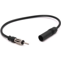 35cm Black Male to Female Radio Antenna Cord Extension Cable for Car Vehicle
