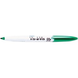 EXPO 16004 Vis-à-Vis Wet-Erase Overhead Projection Marker, Fine Point, Green, Dozen