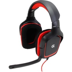 Recertified - Certified Refurbished 981-000541 Logitech G230 Circumaural Stereo Gaming Headset On-Cable Controls - Surround Sound Audio -