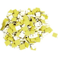 Unique Bargains Unique Bargains 500 x White Hard Plastic Sticky Cable Tie Holder 25mmx25mmx8mm