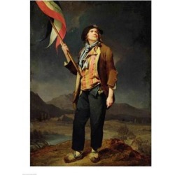 Posterazzi BALXIR50505LARGE The Singer Chenard Poster Print by Louis-Leopold Boilly - 24 x 36 in. - Large