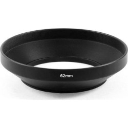 Unique Bargains Digital Camera Filter Screw-in Mount 62mm Aluminum Wide-Angle Lens Hood Shade