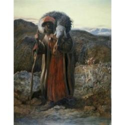 Posterazzi SAL9008311 The Lost Sheep James Webb 1825-1895 British Poster Print - 18 x 24 in.