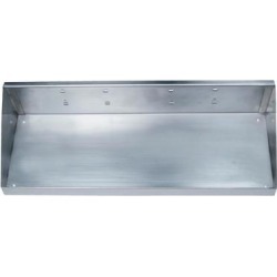 Stainless Steel Shelf, Screw In Mounting Type, Silver, Finish: Stainless Steel