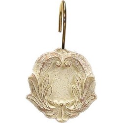 Carnation Home Fashions Indoor Victorian Resin Shower Curtain Hooks