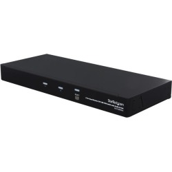 StarTech.com SV231QDVIUA 2 Port Quad Monitor Dual-Link DVI USB KVM Switch with Audio & Hub
