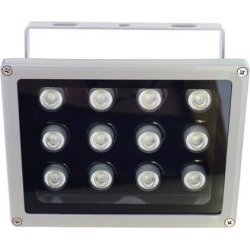 AUTENS IR Illuminator, 850nm 12-Led Wide Angle IP67 Waterproof Night Vision IR Infrared Light for IP Camera CCTV Analogue Security Surveillance Camera