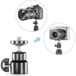 Neewer Mini Metal 360 Degree Swivel Camera Tripod Ballhead with 1/4' Screw