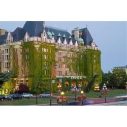 Posterazzi PDDCN02CHA0010 The Empress Hotel Victoria British Columbia Poster Print by Chuck Haney - 26 x 18 in.