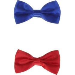 2pcs Gentlemen's Tuxedo Bow Tie Bowtie Necktie for Men L