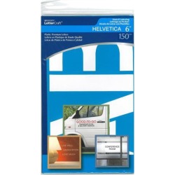 6-Inch PLASTIC LETTER STENCILS Premium Quality Reusable HELVETICA font