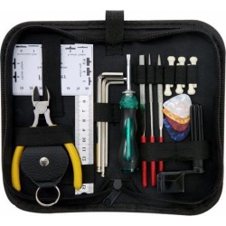 Guitar Repairing Tool Maintenance Cleaning Tool Kit String Organizer Action Ruler Gauge Measuring Tool for Guitar Ukulele
