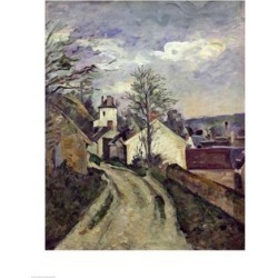 Posterazzi BALXIR197272LARGE The House of Doctor Gachet Poster Print by Paul Cezanne - 24 x 36 in. - Large