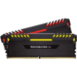 CORSAIR Vengeance RGB DRAM 16GB (2 x 8GB) DDR4 3000 (PC4-24000) C15 - Intel 100/200 Series Desktop Memory