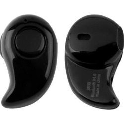 2015 Mini Wireless Bluetooth Stereo In-Ear Earphone Headphone Headset Earpiece Black