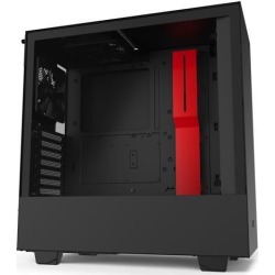 NZXT H510 - Compact ATX Mid-Tower PC Gaming Case - Front I/O USB Type-C Port - Tempered Glass Side Panel - Cable Management System - Water-Cooling.