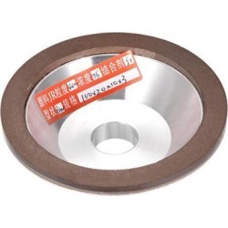 4-Inch Flaring Cup Diamond Grinding Wheels Resin Bonded Abrasive Wheel for Carbide Metal 400 Grits 75%