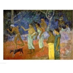 Posterazzi BALBAL106355LARGE Scene From Tahitian Life 1896 Poster Print by Paul Gauguin - 36 x 24 in. - Large