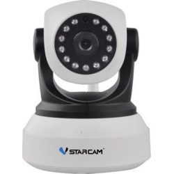 Vstarcam P2P 1.0 MegaPixel 720P HD Pan/Tilt Wireless Wifi Dual Audio IR Cut Night Vision Plug & Play Network IP Camera with TF Micro SD Slot Motion