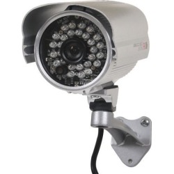 VideoSecu Outdoor Security Camera Built-in 1/3' SONY Effio CCD Wide View Angle IR Day Night Vision 700TVL with Power Supply and Extension Cable WWD