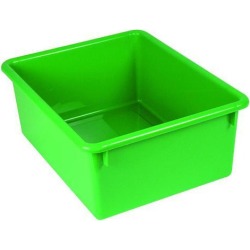 ROMANOFF PRODUCTS STOWAWAY LETTER BOX GREEN NO LID 16105