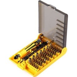 45 in 1 Screwdriver Set Tool Tweezers Multifunction Repair PC Mobile Electronics