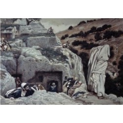 Posterazzi SAL9999257 Apostles Hiding in the Valley of Hinnom James Tissot 1836-1902 French Poster Print - 18 x 24 in.