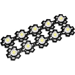 280-350mA 1W LED Chip Bulb COB Light Beads Pure White Super Bright High Power for Floodlight 10pcs