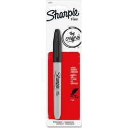 Sanford 30101PP Permanent Marker Fine Point 1/CD Black Sold as 1 Carat