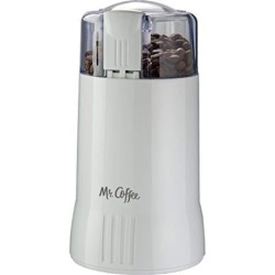 mr. coffee electric blade coffee bean grinder, white
