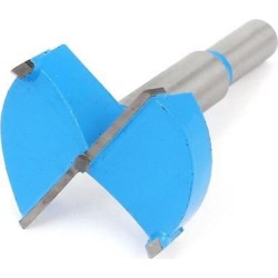 45mm Cutting Dia Carpenter Woodworking Carbide Tip Hinge Boring Bit Blue