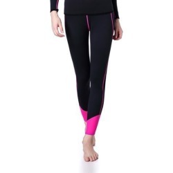 Women's Neoprene Body Shaper Sauna Workout Thermo Sweat Leggings Pants S