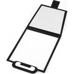 Unique Bargains 3.9 x3.3 Retangular Soft Box Flash Diffuser Black Clear for Digital SLR Camera