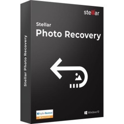 Stellar Photo Recovery Software for Windows Standard Recover Lost or Deleted Photo, Audio, Video 1 Device, 1 Yr Subscription CD