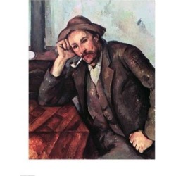 Posterazzi BALXIR112378LARGE The Smoker Poster Print by Paul Cezanne - 24 x 36 in. - Large