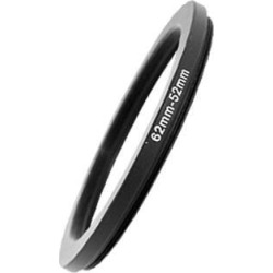 Unique Bargains Camera Lens Black Aluminum Step Down Ring 62mm-52mm Adapter