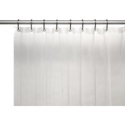 Carnation Home Fashions 10-Gauge PEVA 54 by 78-Inch Shower Curtain Liner, Stall