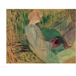 Posterazzi BALXIR160088LARGE The Divan Rolande 1894 Poster Print by Henri De Toulouse-Lautrec - 36 x 24 in. - Large