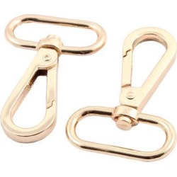 Bag Straps Pets Dog Chain Connector Swivel Trigger Clasp 3cm Fit Width 2 Pcs