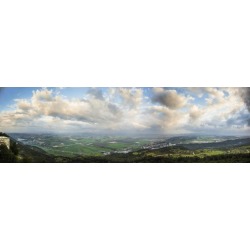 Posterazzi DPI12286905 Mount Carmel & Jezreel Valley - Israel Poster Print by Reynold Mainse, 39 x 11