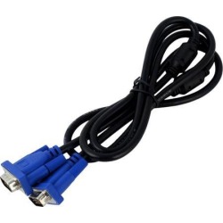VGA 15 Pin Male to Male M/M Adapter Monitor Extension Cable 4.9Ft 1.5M Length