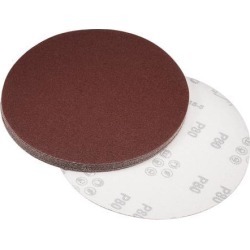 8-inch Hook and Loop Sanding Discs, 80-Grits Aluminum Oxide Flocking Sandpaper for Random Orbital Sander 10pcs