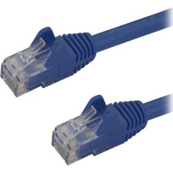 StarTech.com N6PATCH5BL Cat6 Ethernet Cable - 5 ft - Blue - Patch Cable - Snagless Cat5 Cable - Short Network Cable - Ethernet Cord - Cat 6 Cable.