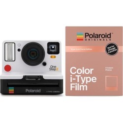 Polaroid Originals 9008 OneStep 2 VF Instant Camera (White) and Rose Gold Film
