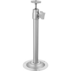CCTV Camera Mount - Adjustable Indoor/Outdoor Security Camera Mounting Brackets 225mm Height Aluminum Silver Tone