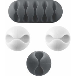Ventev Cablekeeper Stay Cableclip 4 pack Gray/White Cable Management