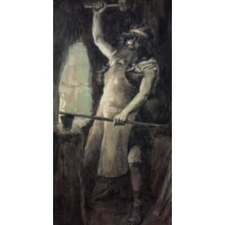 Posterazzi SAL9998 Tubal-Cain James Tissot 1836-1902 French Jewish Museum New York City Poster Print - 18 x 24 in.