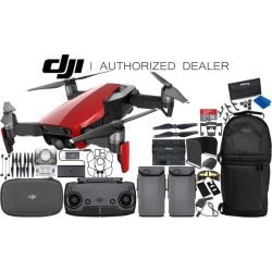 DJI Mavic Air Drone Quadcopter (Flame Red) 2-Battery Ultimate Bundle