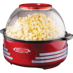 NOSTALGIA ELECTRICS SP300RETRORED Red Retro Series Stirring Popcorn Maker